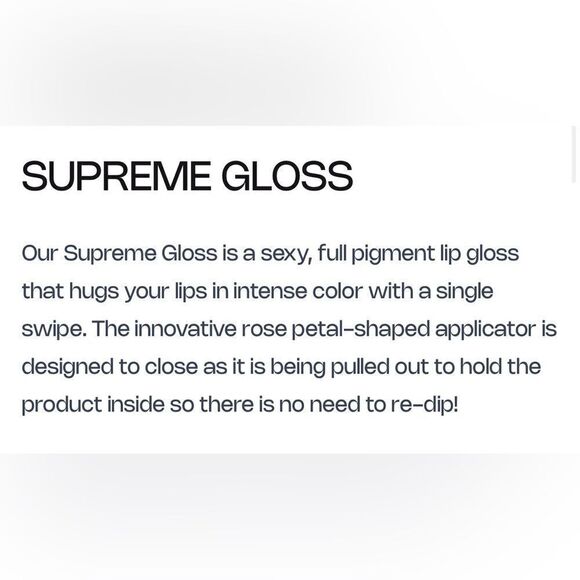 NIB Jeffree Star Supreme Gloss Full Size Lip Gloss - Color Mannequin - Picture 6 of 7
